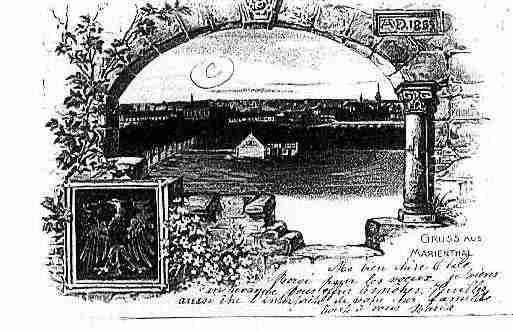 Ville de MARIENTHAL Carte postale ancienne
