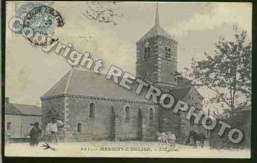 Ville de MARIGNYL\'EGLISE Carte postale ancienne