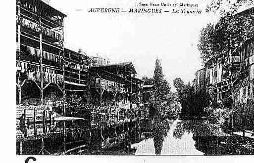 Ville de MARINGUES Carte postale ancienne