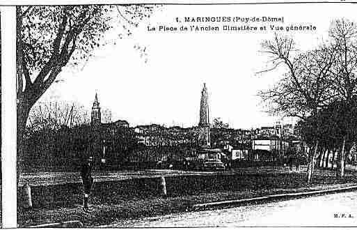 Ville de MARINGUES Carte postale ancienne