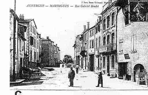 Ville de MARINGUES Carte postale ancienne