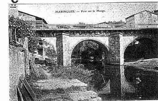 Ville de MARINGUES Carte postale ancienne