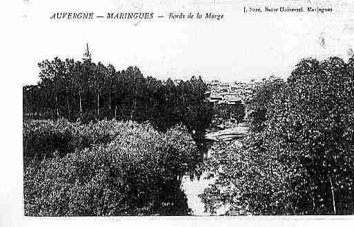 Ville de MARINGUES Carte postale ancienne
