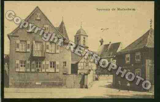 Ville de MARLENHEIM Carte postale ancienne