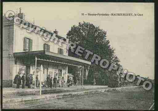 Ville de MAUBOURGUET Carte postale ancienne