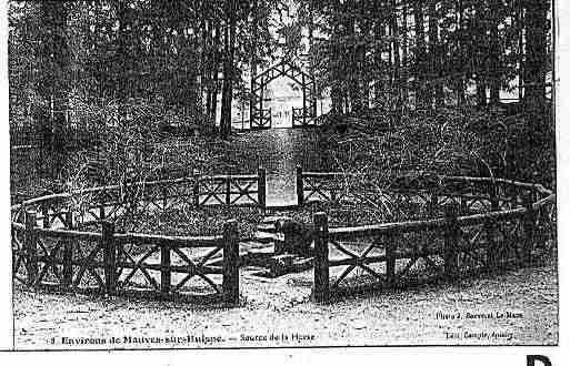 Ville de MAUVESSURHUISNE Carte postale ancienne