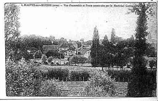 Ville de MAUVESSURHUISNE Carte postale ancienne