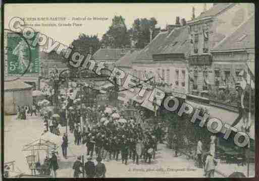 Ville de MELESURSARTHE(LE) Carte postale ancienne