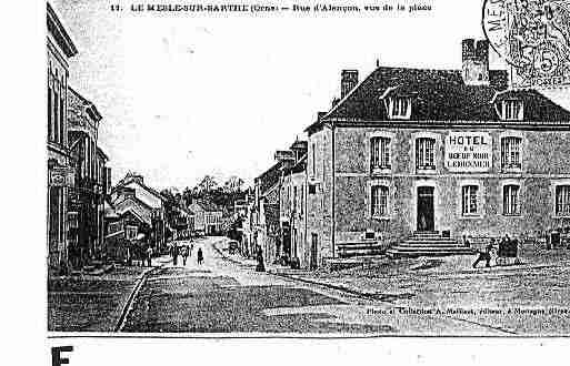 Ville de MELESURSARTHE(LE) Carte postale ancienne