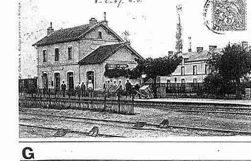 Ville de MELESURSARTHE(LE) Carte postale ancienne