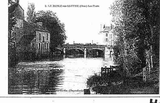 Ville de MELESURSARTHE(LE) Carte postale ancienne