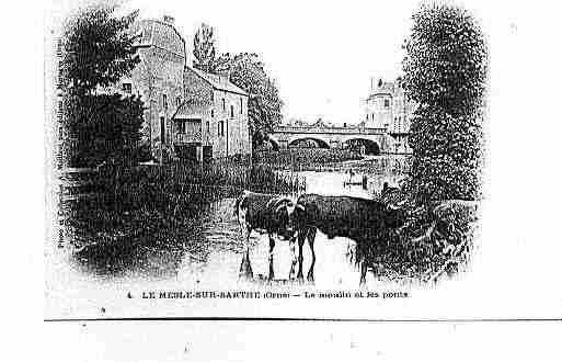 Ville de MELESURSARTHE(LE) Carte postale ancienne
