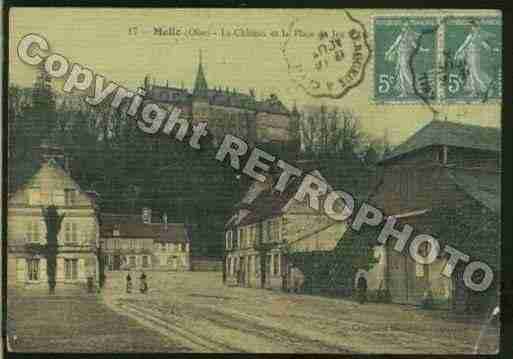 Ville de MELLO Carte postale ancienne