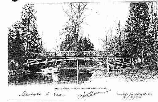 Ville de MELLO Carte postale ancienne Ville de MELLO Carte postale ancienne