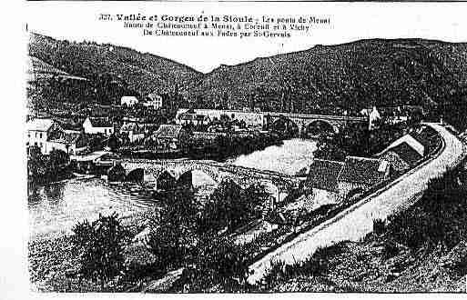 Ville de MENAT Carte postale ancienne