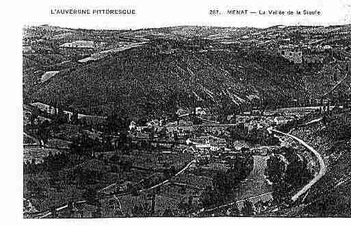 Ville de MENAT Carte postale ancienne