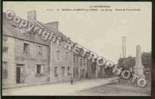 Ville de MENILHUBERTSURORNE Carte postale ancienne