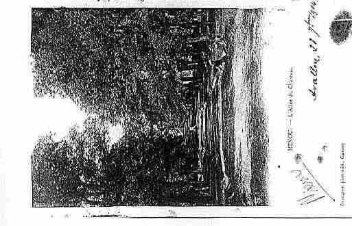 Ville de MENOU Carte postale ancienne