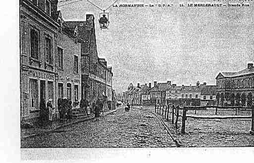 Ville de MERLERAULT(LE) Carte postale ancienne