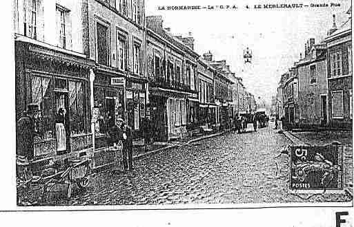 Ville de MERLERAULT(LE) Carte postale ancienne