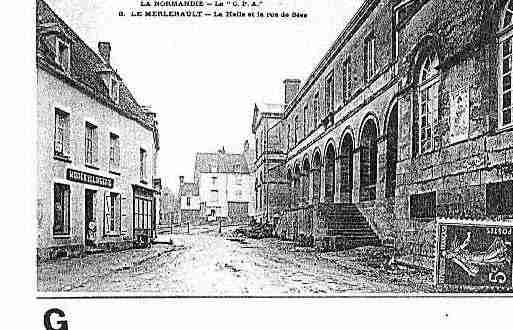 Ville de MERLERAULT(LE) Carte postale ancienne