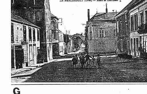 Ville de MERLERAULT(LE) Carte postale ancienne