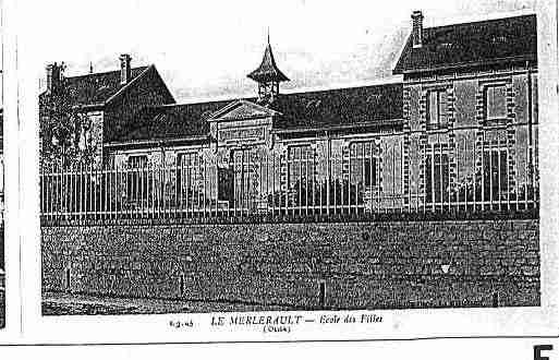 Ville de MERLERAULT(LE) Carte postale ancienne