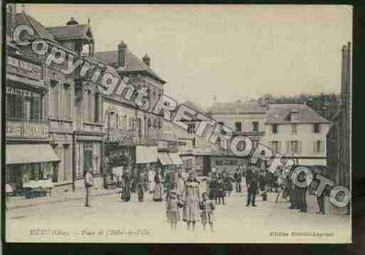 Ville de MERU Carte postale ancienne