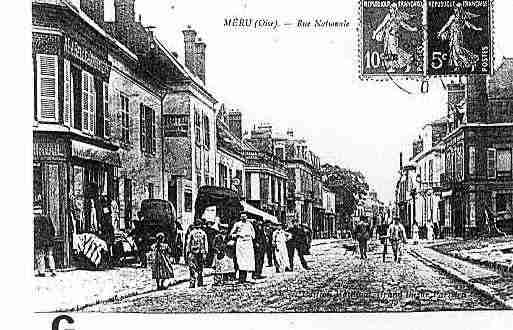 Ville de MERU Carte postale ancienne