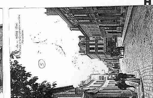 Ville de MERU Carte postale ancienne
