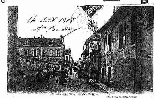Ville de MERU Carte postale ancienne