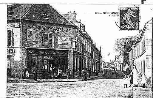 Ville de MERU Carte postale ancienne