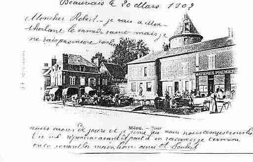Ville de MERU Carte postale ancienne