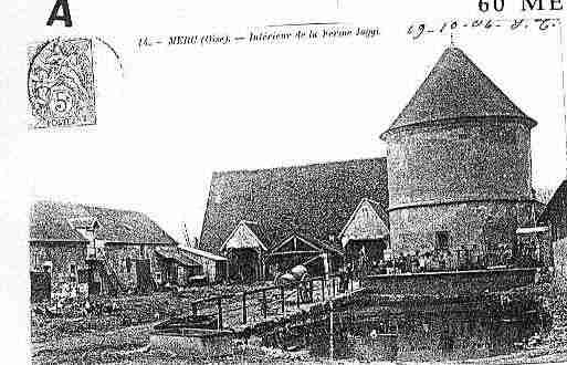 Ville de MERU Carte postale ancienne