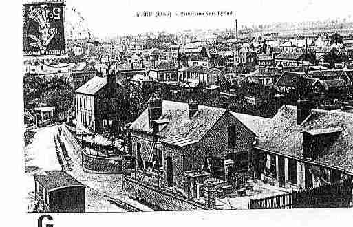 Ville de MERU Carte postale ancienne