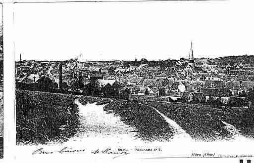 Ville de MERU Carte postale ancienne