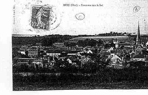 Ville de MERU Carte postale ancienne