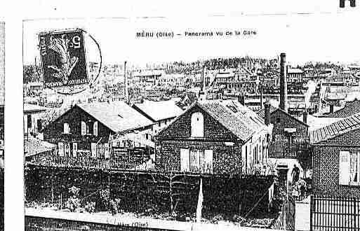 Ville de MERU Carte postale ancienne