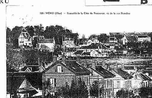 Ville de MERU Carte postale ancienne
