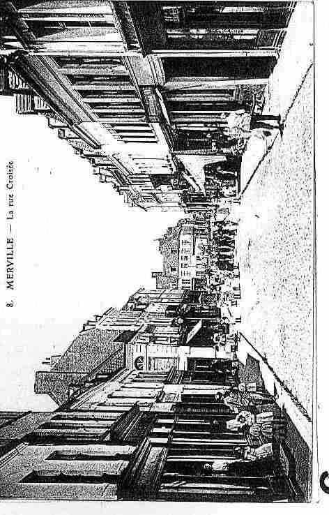 Ville de MERVILLE Carte postale ancienne