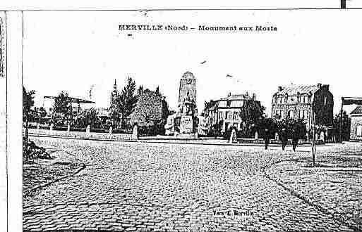 Ville de MERVILLE Carte postale ancienne