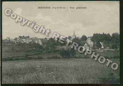 Ville de MESSEIX Carte postale ancienne