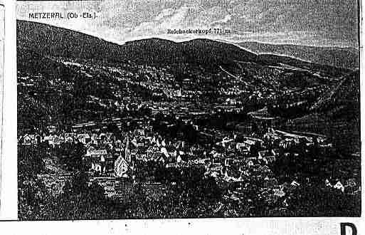 Ville de METZERAL Carte postale ancienne