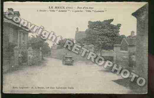 Ville de MEUX(LE) Carte postale ancienne