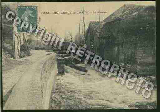 Ville de MONCEAUXLECOMTE Carte postale ancienne