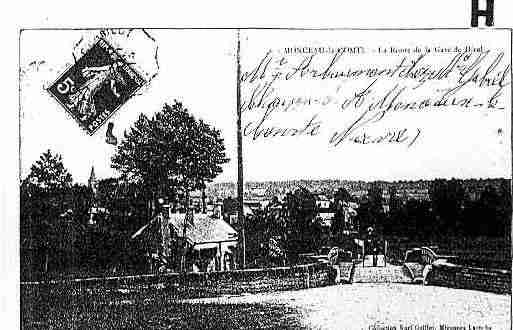 Ville de MONCEAUXLECOMTE Carte postale ancienne