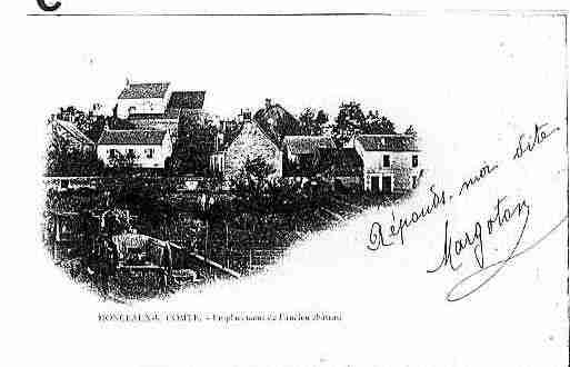 Ville de MONCEAUXLECOMTE Carte postale ancienne