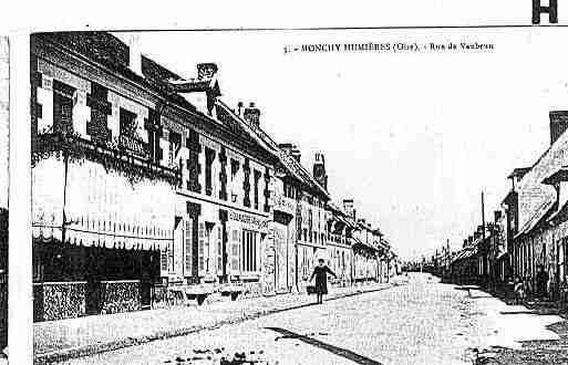 Ville de MONCHYHUMIERES Carte postale ancienne