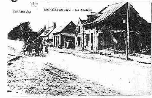 Ville de MONDESCOURT Carte postale ancienne