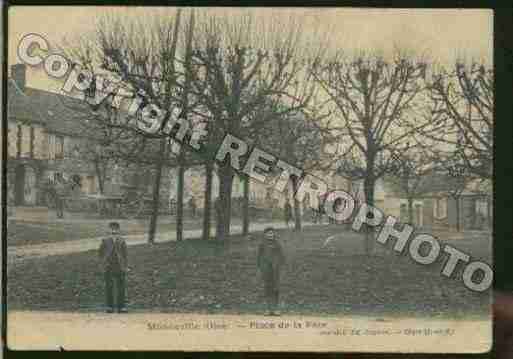 Ville de MONNEVILLE Carte postale ancienne